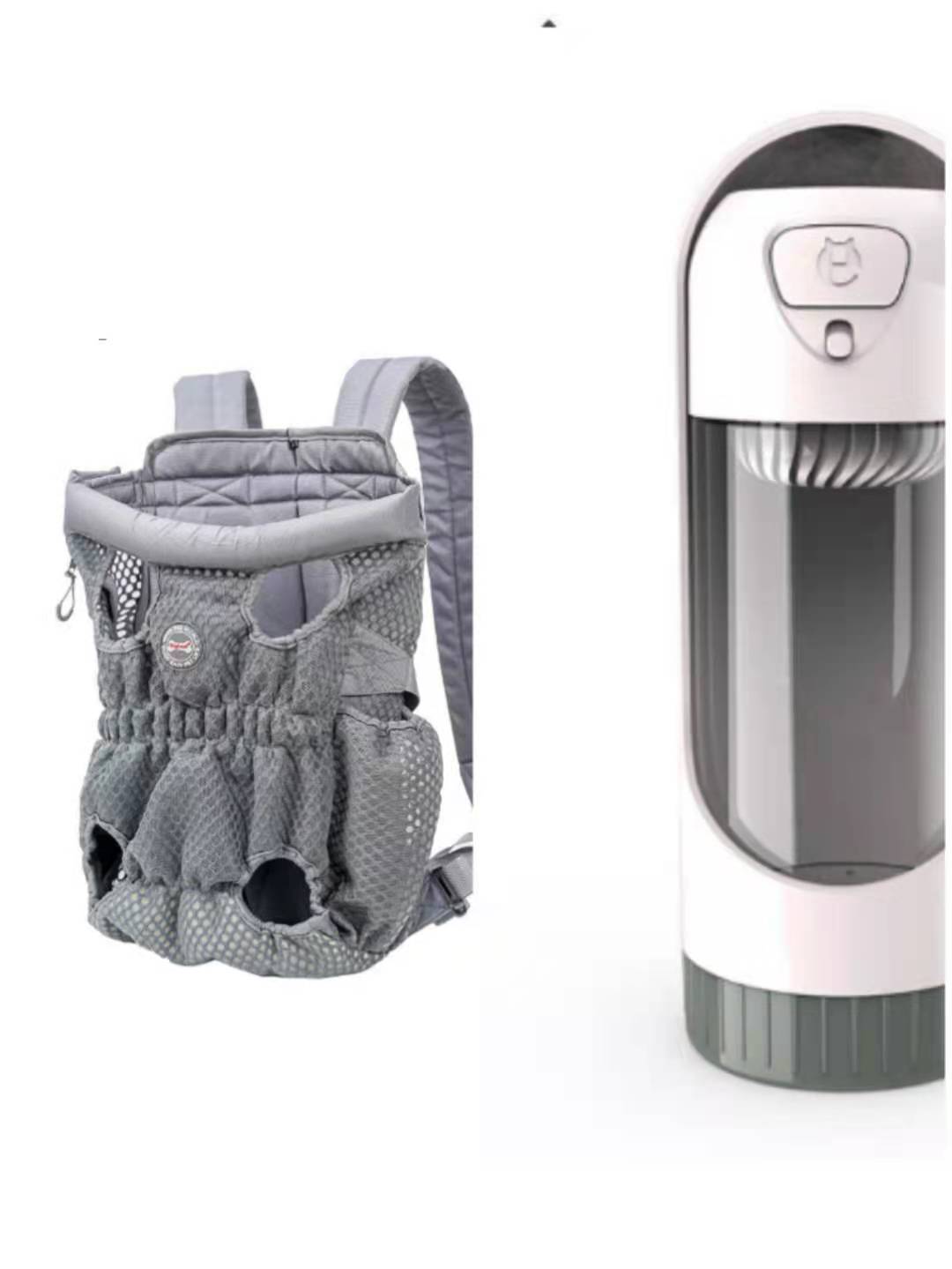 Sac à dos de transport pour animaux de compagnie, sac à bandoulière en maille respirante pour voyage en plein air